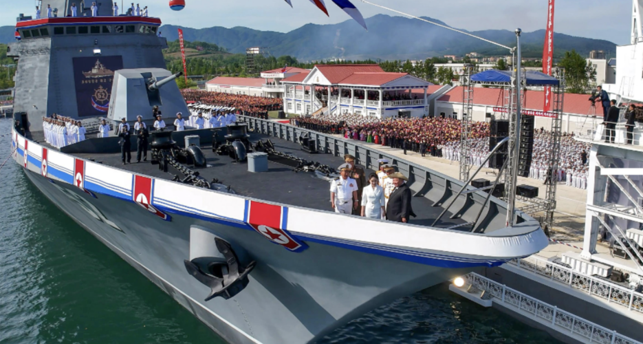 North Korea launches ‘restored’ warship at ceremony, weeks after it capsized